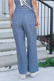 Lennon Navy Striped Pants