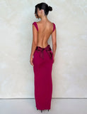 ZITA DRESS RED SALSA DEEP RED