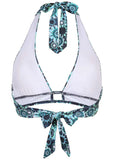 St Thomas Halter Top Cool Kaleidoscope