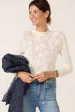 Tibi Mock Neck Top
