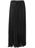 Pleated Cover Up Pants Black