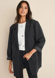 Oversized Blazer Jet Black