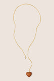 Carina Wood Heart Necklace