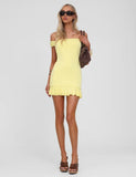 CLIA MINI DRESS LEMON