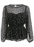 Sheer Beauty Blouse Dolce Vita Dot
