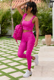 Easy Moves Fuchsia Petal Pop Active Tank