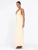 DEENA MAXI DRESS YELLOW LEMON