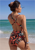 Barbados One Piece Foiled Painterly Floral