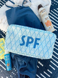KenzKustomz Blue Palms Large Bag SPF