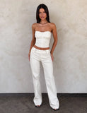 KITTIE PANT CREAM DOT