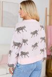 Reign Pink Cheetahs Pullover FINAL SALE