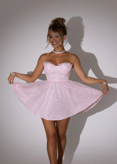 Enchanted Fantasy Sparkle Mini Dress Pink