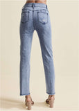 Straight Leg Acid Jeans Acid Wash
