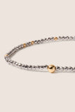 Hope Unwritten Silver Faceted Hematite 2mm Bead Bracelet