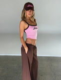 MERRYN TRACK PANT CHOCOLATE