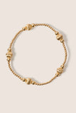 Purpose Dignity 6mm Bead Bracelet Gold