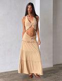 KATYA MAXI SKIRT TAN