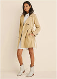 The Perfect Trench Coat Gold