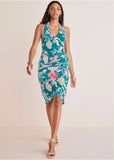 Halter Wrap Dress Paradise Floral