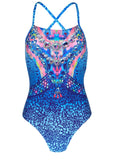 Strappy Low Back One Piece Timeless Treasure