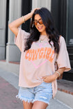 Cowgirl Taupe Oversized Graphic Tee