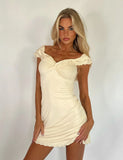 DENALI MINI DRESS WHITE BONE