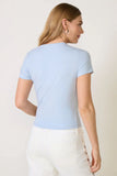 Super Stretch Twist Baby Tee