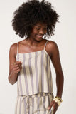 Ria Linen Stripe Cami