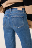 Anessa 31 w Raw Hem Wide Leg Jean