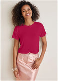 Crew Neck Tee Persian Red