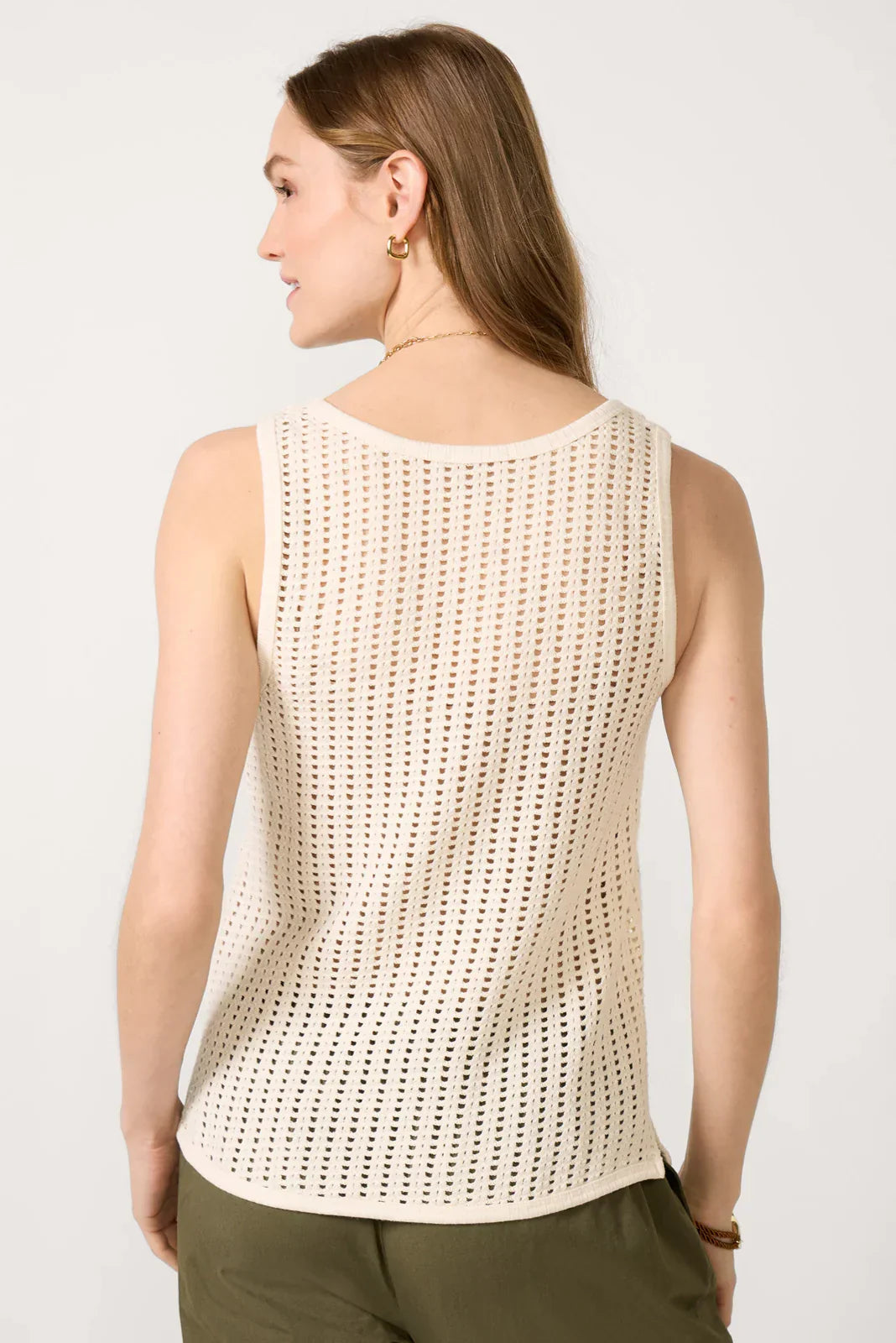 Ainsley Crochet Mesh Tank