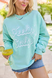 Feelin Salty Mint Graphic Sweatshirt