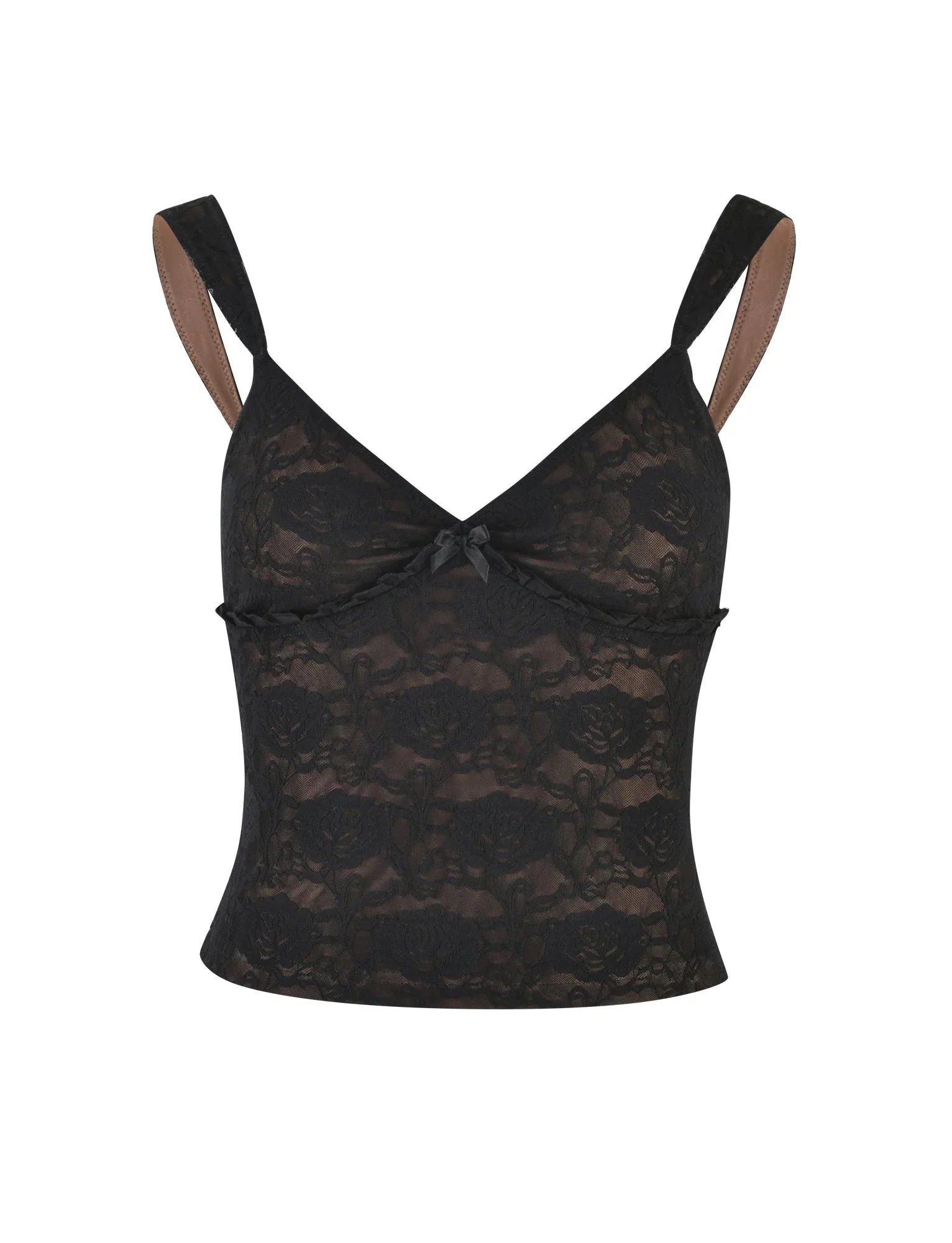 ISADORA TOP BLACK LACE