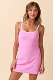 Chasing Victory Pink Back Cutout Active Dress