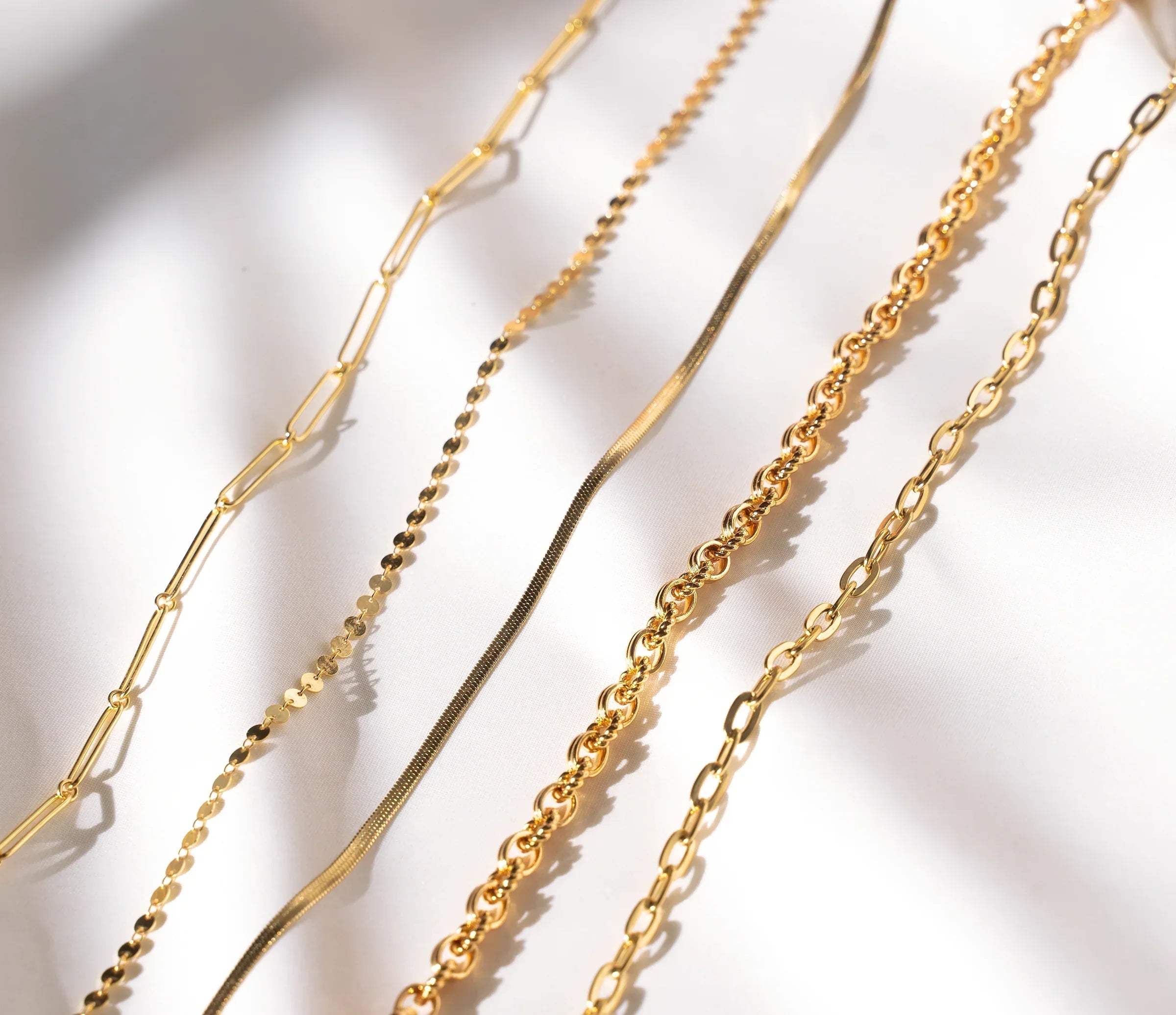 Shirin Gold Paperclip Chain Necklace