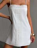 BRYNLEE MINI DRESS WHITE