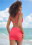 Over The Shoulder Marilyn Top Sunset Pink