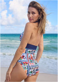 Athens One Piece Swimsuit Postcard Vacay