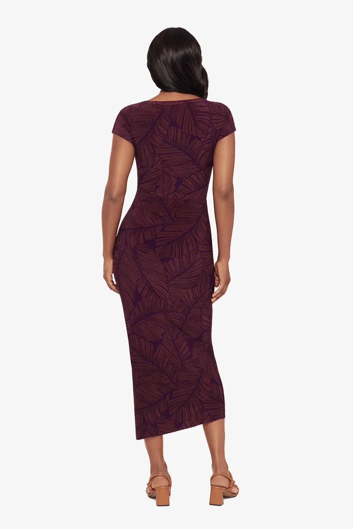 Loki Wrap Front Shaping Dress in Anthurium