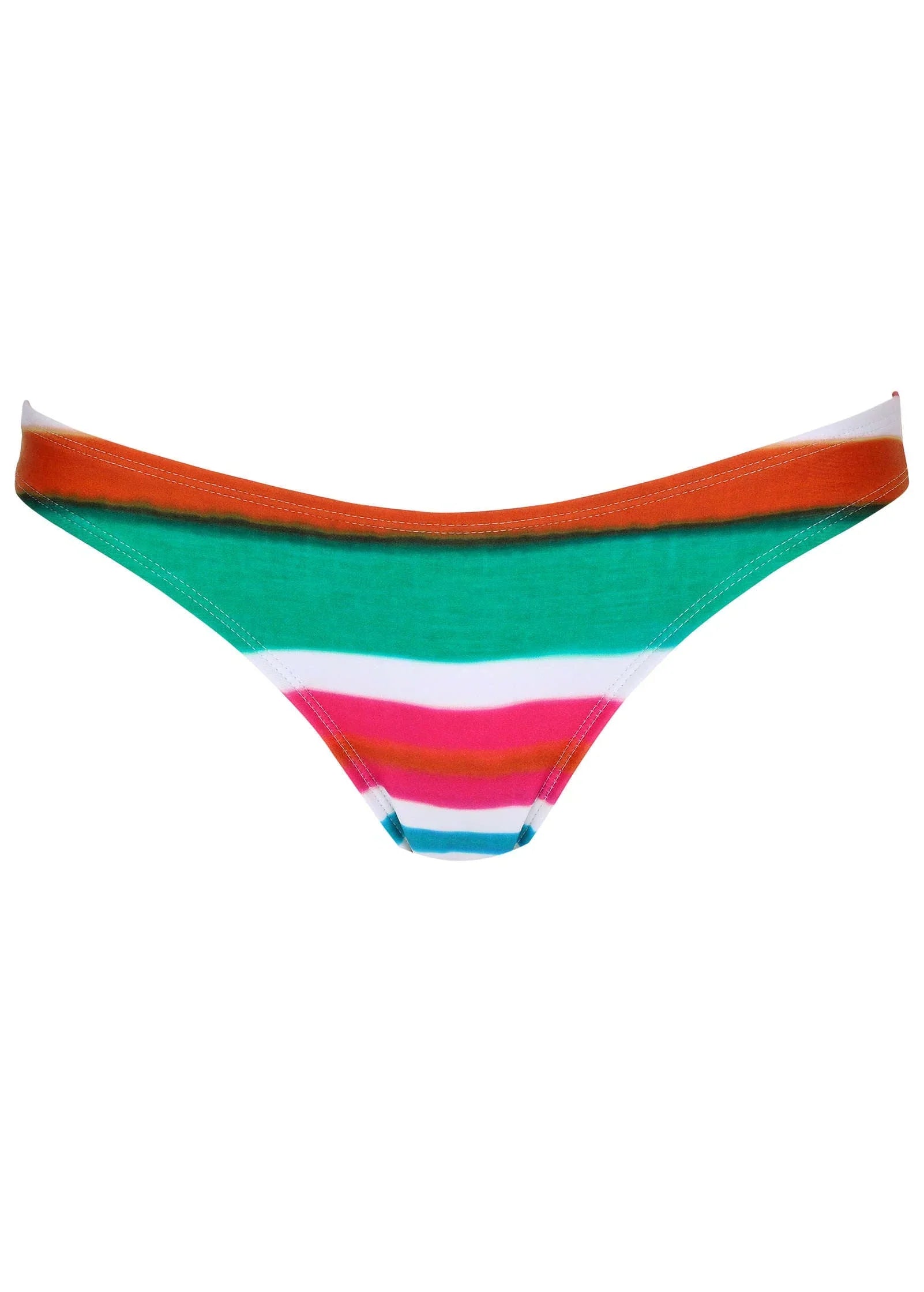 Bali Moderate Bikini Bottom Watercolor Stripe
