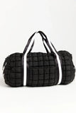 Haylie Active State Black Quilted Duffle Bag SALE