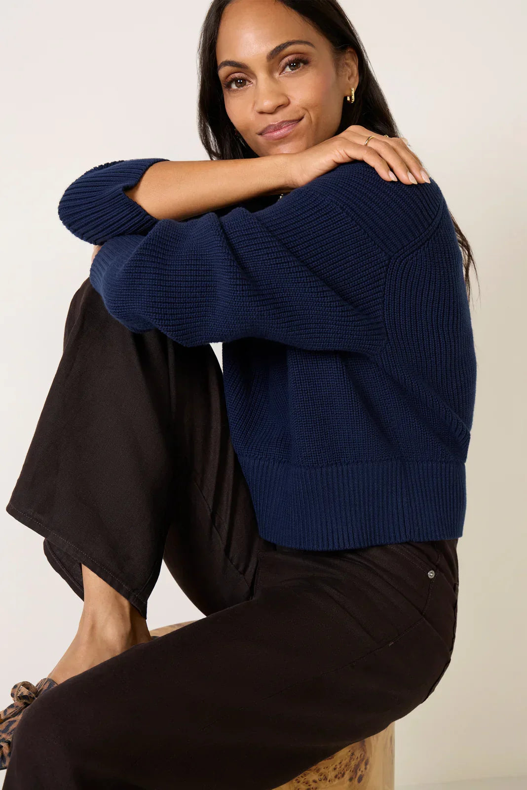 Audrey Crew Neck Sweater