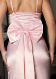 Timeless Statement Bow Gown Pink