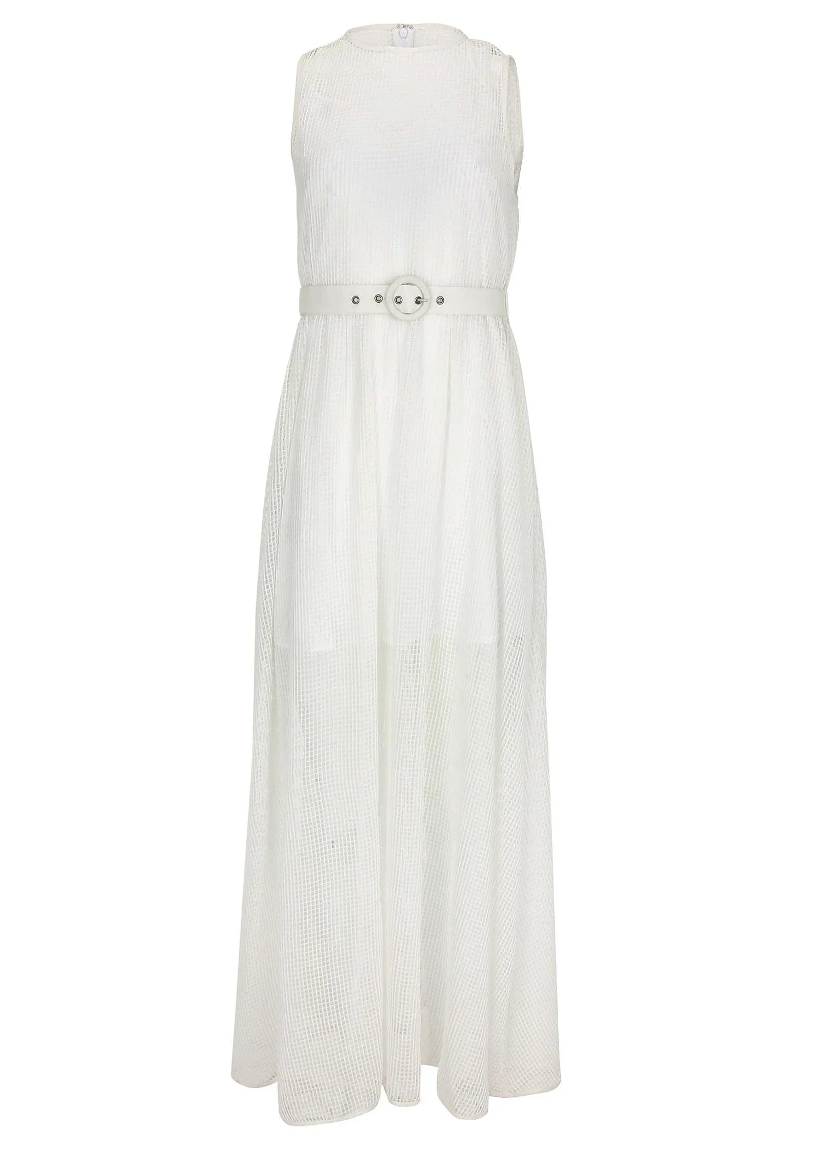Diamond Lace Maxi Dress Cloud Dancer