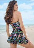 Venice Skirted Swim Dress Midnight Elegance