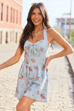 Willa Blue Cowboy Mini Dress