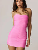 NIYA BANDAGE DRESS PINK