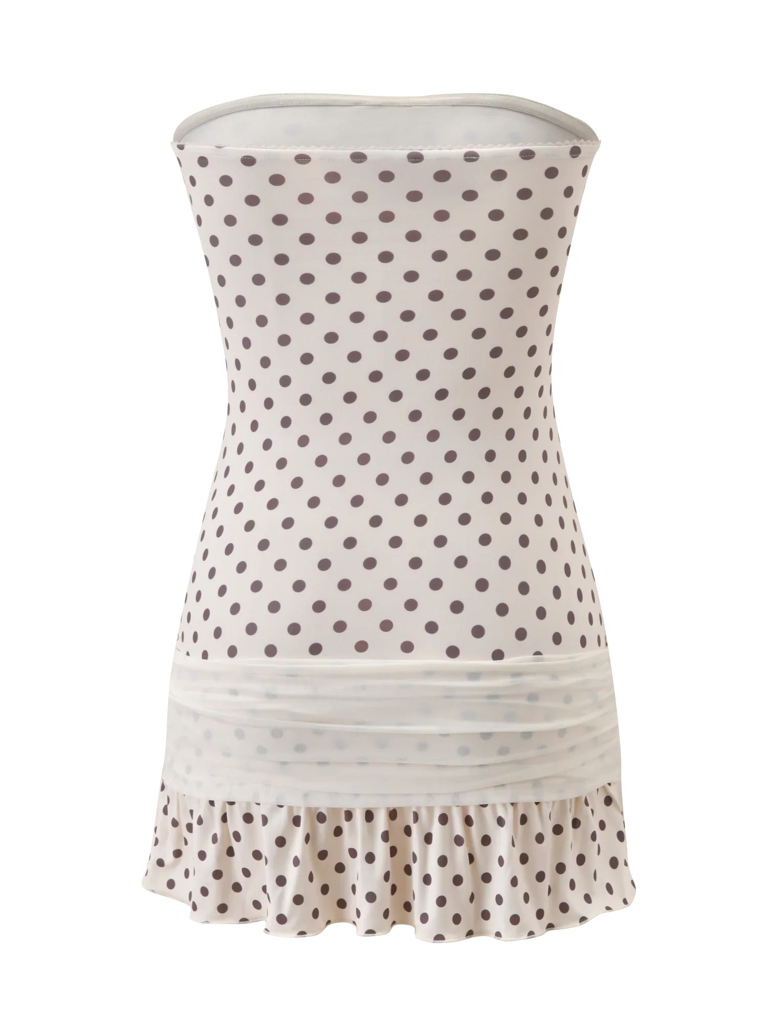 TOVE MINI DRESS WHITE POLKA DOT