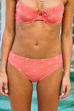 Ocean Spritz Coral Floral Hipster Bikini Bottom