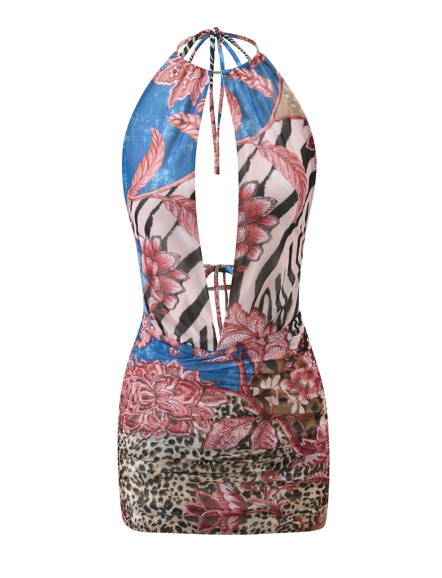 EVANNA DRESS 20 GLOBAL ANIMAL FLORAL